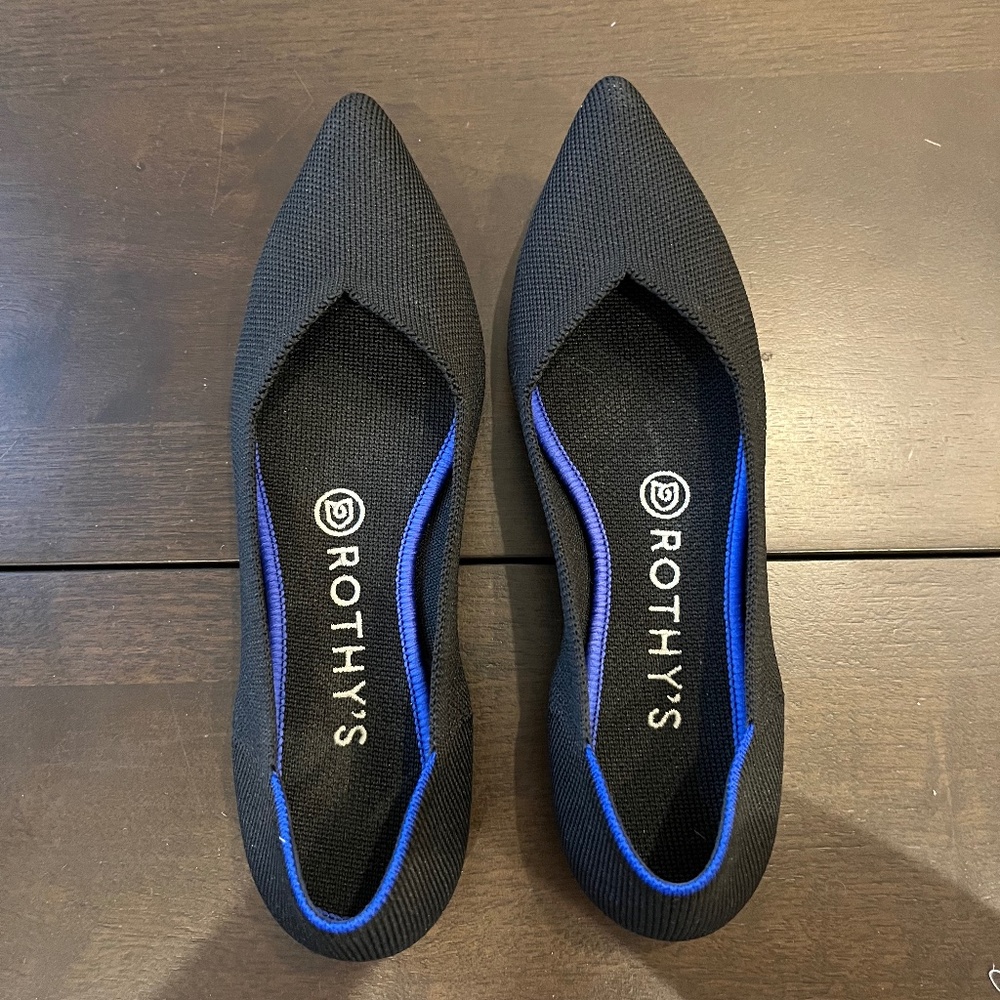 Rothy's Size 7 Pointed Toe Flats